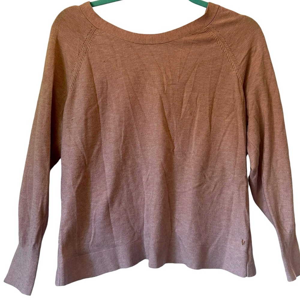 Victoria’s Secret sexy twist back pullover top in mauve, size large women’s